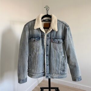 Levi’s Men's Denim Sherpa Jacket